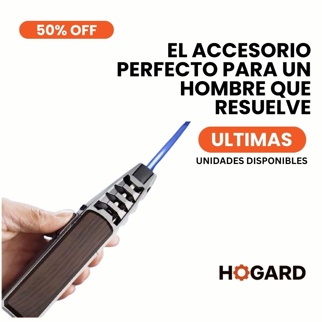 Encendedor Flame X®: Llama Ultra Potente, A Prueba de Viento, y Larga Duración