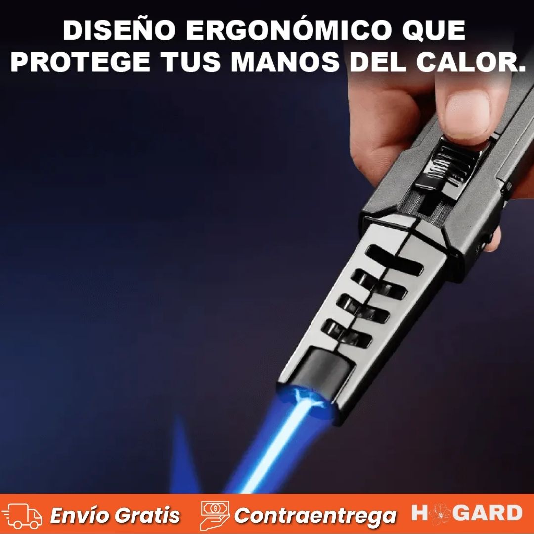 Encendedor Flame X®: Llama Ultra Potente, A Prueba de Viento, y Larga Duración