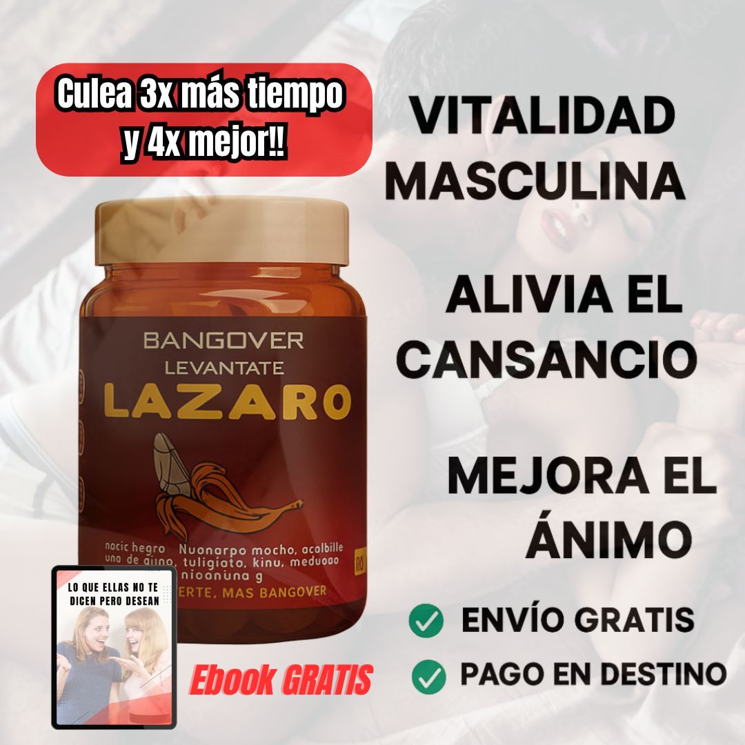 Gomitas Lazaro Alpha Boost🔥 + Ebook Lo que ellas no dicen pero desean. GRATIS 🎁