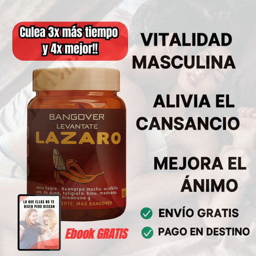 Gomitas Lazaro Alpha Boost🔥 + Ebook Lo que ellas no dicen pero desean. GRATIS 🎁