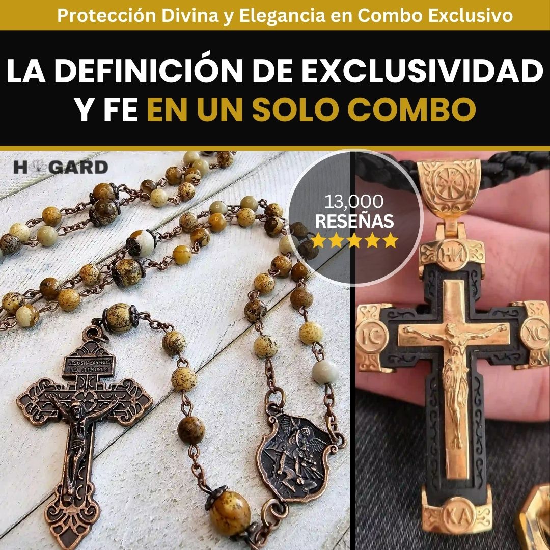 ROSARIO SAN MIGUEL Y CRUZ DORADA ®-  PAGA 1 LLEVA 2