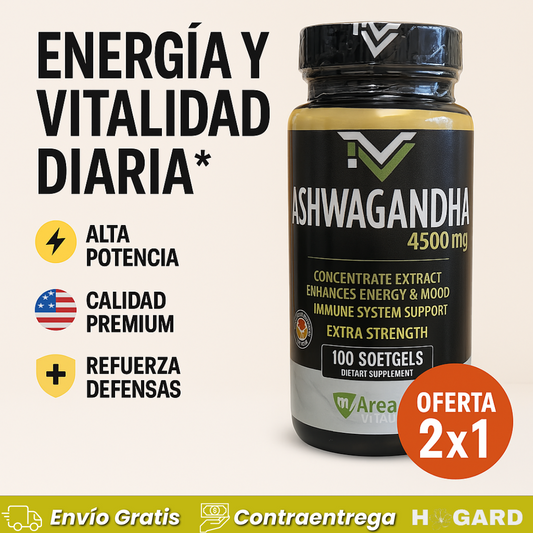 Ashwagandha + Vitamina B12 | Paga 1 lleva 2