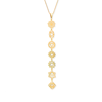 Collar 7 Chakra + Caja regalo + Tarjeta