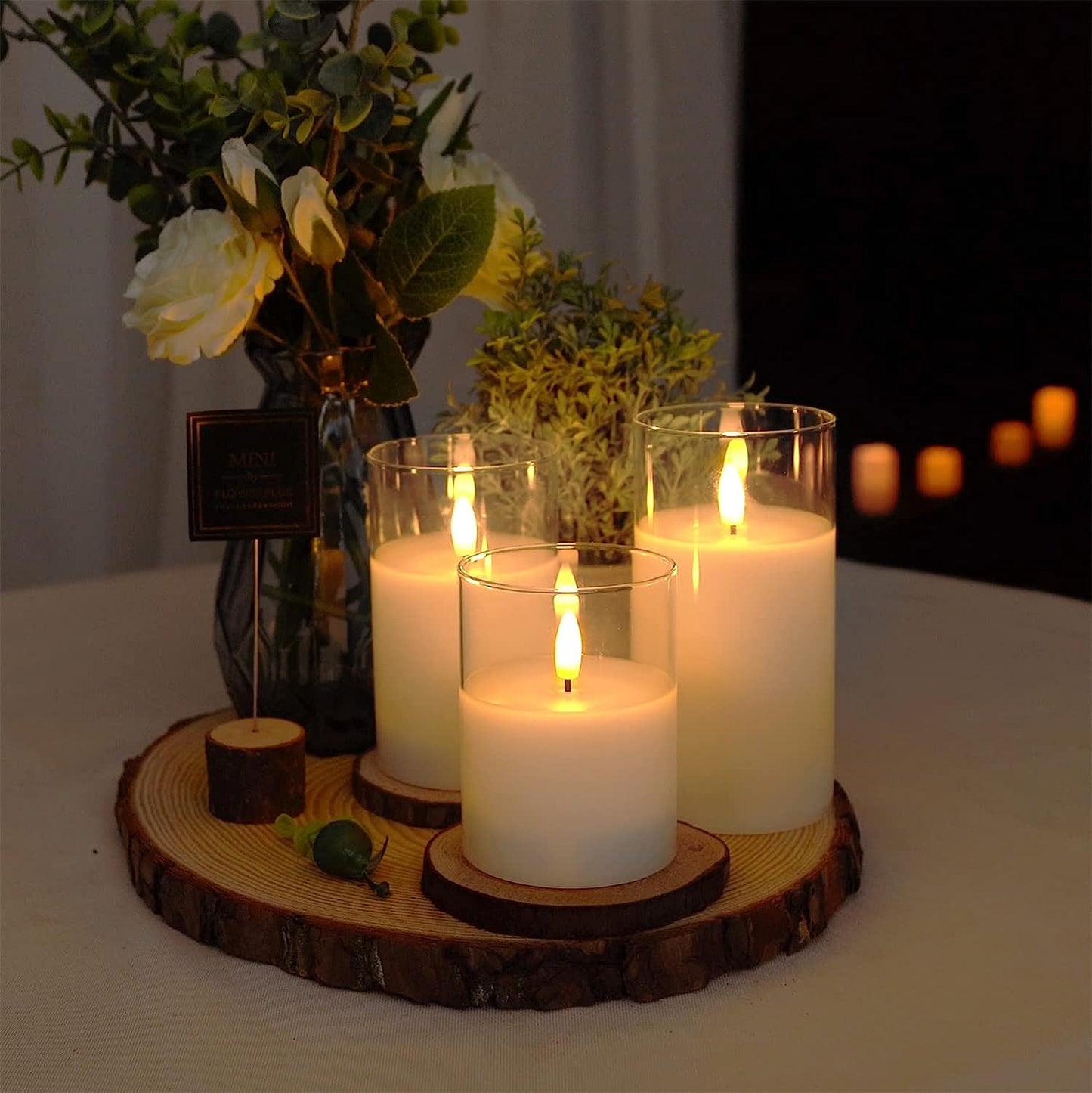 Set 3x1 de Velas sin Llama Glowlabo™