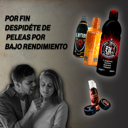 Combo Alfa X6® – Viltalfer + Gladiathor + Matador + Titan Gel.